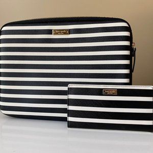 Kate Spade Laptop sleeve and wallet